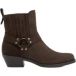 Ryłko Bottines femme en suède Biker