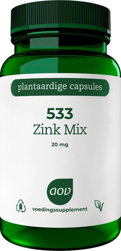 AOV 533 Zink Mix - 60 vegacaps - Mineralen - Voedingssupplement
