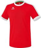 Erima Retro Star Shirt Korte Mouw Heren - Wit / Rood | Maat: XL