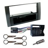 Sound-way 1 DIN Radiopaneel Frame Autoradio, Antenne Adapter, ISO Aansluitkabel, Demontage Sleutels, ondersteuning voor Ford