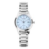 Citizen FE1241-71X Dames Horloge - Staal - Zilverkleurig - Groen - Ø 29 mm