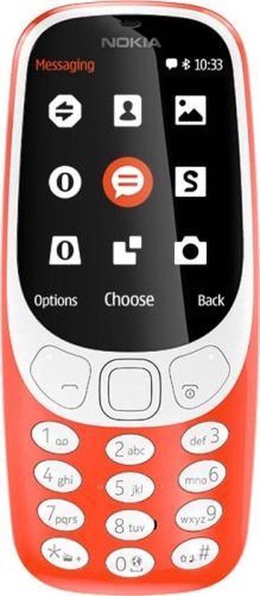 Nokia 3310 - Oranje - 2.4" - 2MP Camera - Dual-band - Simlockvrij