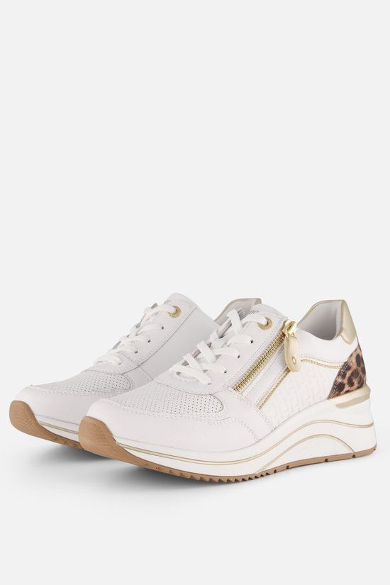 Remonte Dames Lage Sneakers Wit