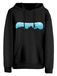 Cotton Prime Sweatshirt 'Snowboarder' royal blue/koningsblauw / lichtblauw / zwart / wit