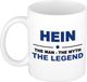 Bellatio Decorations naam cadeau mok - Hein - man myth legend - koffiemok - 300 ml - collega - vaderdag
