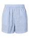 PIECES Broek 'PCJolly' blauw / wit