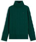 Tommy Hilfiger Dames Trui Groen Wol S Herfst/Winter 2026