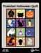Merkloos Pixelated Halloween Quilt: 12 Blokken Halloween Thema Quilt Patroon