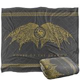 GAME OF THRONES HOUSE OF THE DRAGON Silky Touch Super zachte plaid 152 x 127 cm
