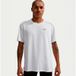 Nike Miler T-shirt de course à pied Homme - Blanc, Argent, Taille L