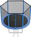 Merkloos Trampoline ronde de 3 mètre pour extérieur avec filet de sécurité, certifié ASTM, conception durable pour une utilisation dans le jardin, capacité maximale de 136 kg, trampoline récréatif résistant à la rouille pour enfants et adultes