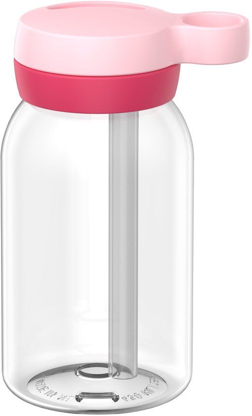 Mepal Campus Drinkfles met Rietje - 450 ml - Cool Pink
