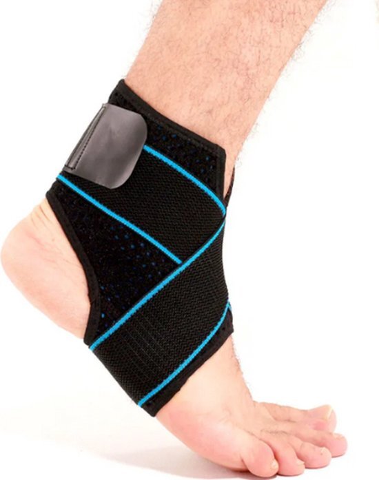 Voetbandage - Enkelbandage - Compressiekousen - Enkelbrace - Enkelbandage klittenbandsluiting - verstelbare enkelbandage - Maat S