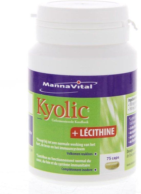Mannavital Kyolic + lecithine 75 Capsules