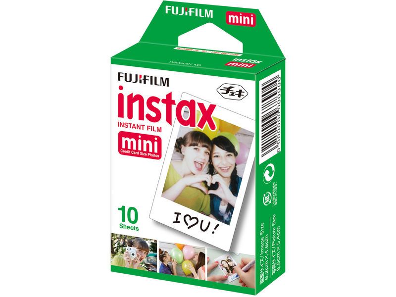 Fujifilm Instax Mini Film - Instant Fotopapier - Wit - 20 stuks