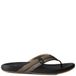 Reef leren teenslippers taupe