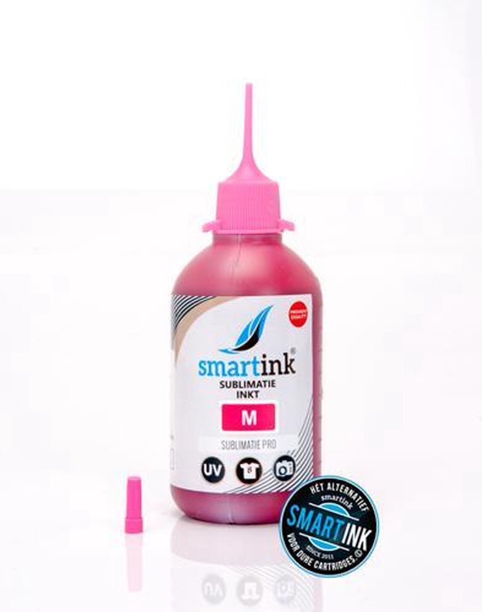 Smart ink Geschikt Epson Sublimatie inkt Magenta (M) 100 ml inktfles Huismerk (Alleen Geschikt voor hittepers)