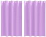 vidaXL Blackout Gordijnen met Ringen 2 stuks Paars 175 x 140 cm Polyester