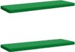 vidaXL - 2-delige - Bankkussens - VUGHT - 2 - st - 100% - Polyester - Groen