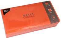 Papstar 150 Servetten DAILY Collection 1/4 vouw 32 cm x 32 cm nectarine
