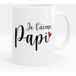 Tasse personnalisée - Je t'aime Papi - Tasse jaune