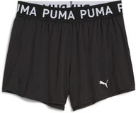 Puma W STRONG KNIT Short 3'' Dames Sportshort XXL Zwart