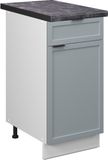 Vicco Fame-Line Keukenonderkast – 40 cm, WB Antraciet Licht blauw-grijs