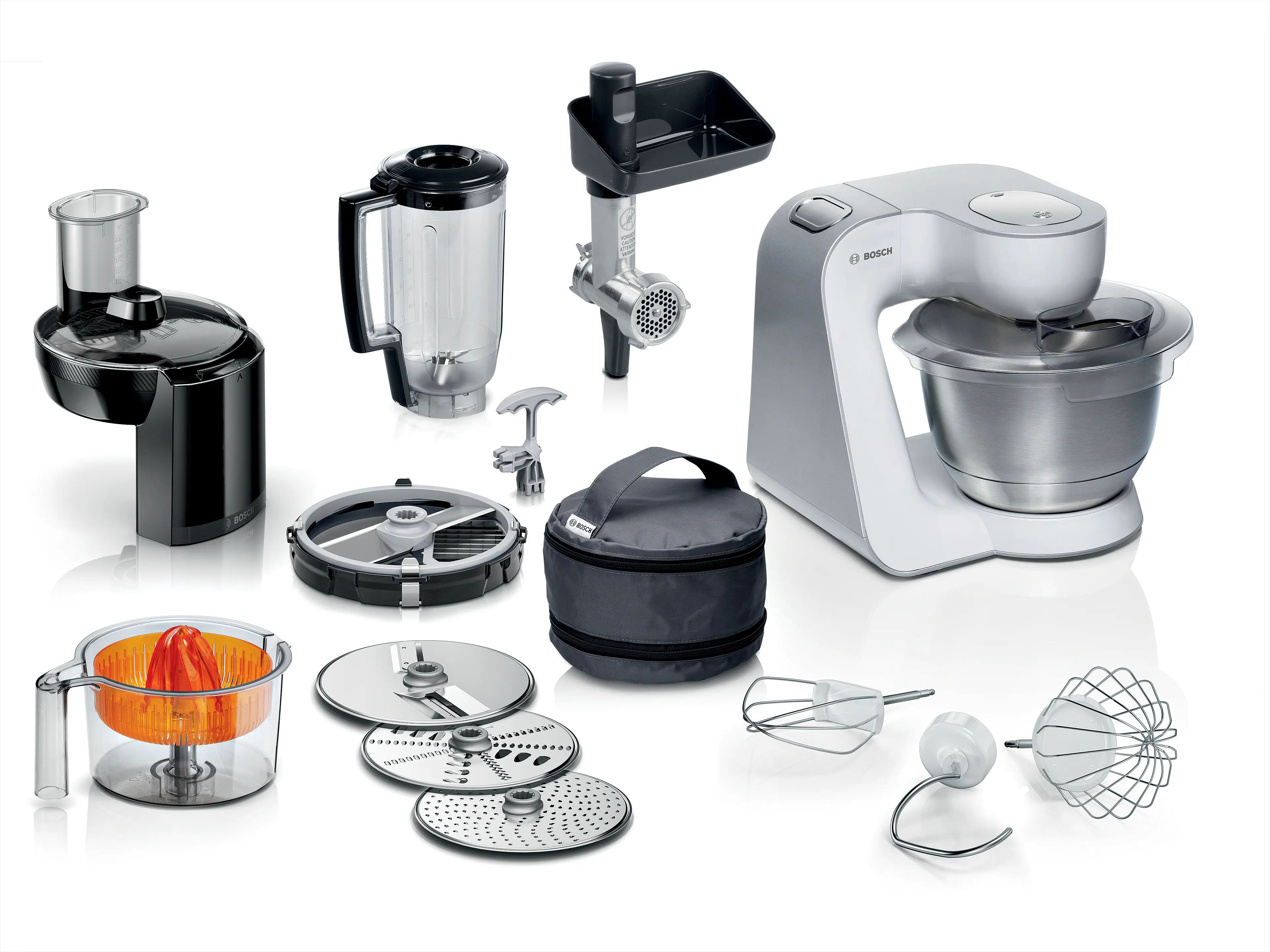 Bosch MUM 5 Serie 4 Keukenmachine - 1000 W - Wit - Zilver