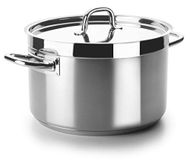 Lacor 54033 steelpan met deksel, RVS, 32 cm