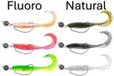 Zebco Demonic Curly Tails 7.5cm (3 pcs) - Natural