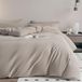 Linge de lit en flanelle - Taupe - 135 x 200 cm