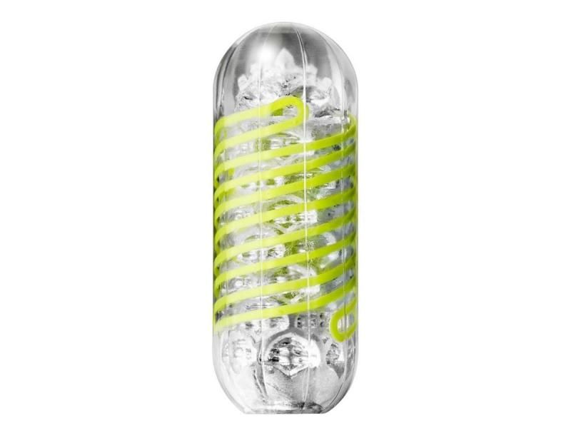Tenga TEN150-SHELL Masturbator - Green/Transparent - Plastic/Silicone