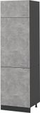 Vicco Hoge kast R-Line, Beton/Antraciet, 60 cm