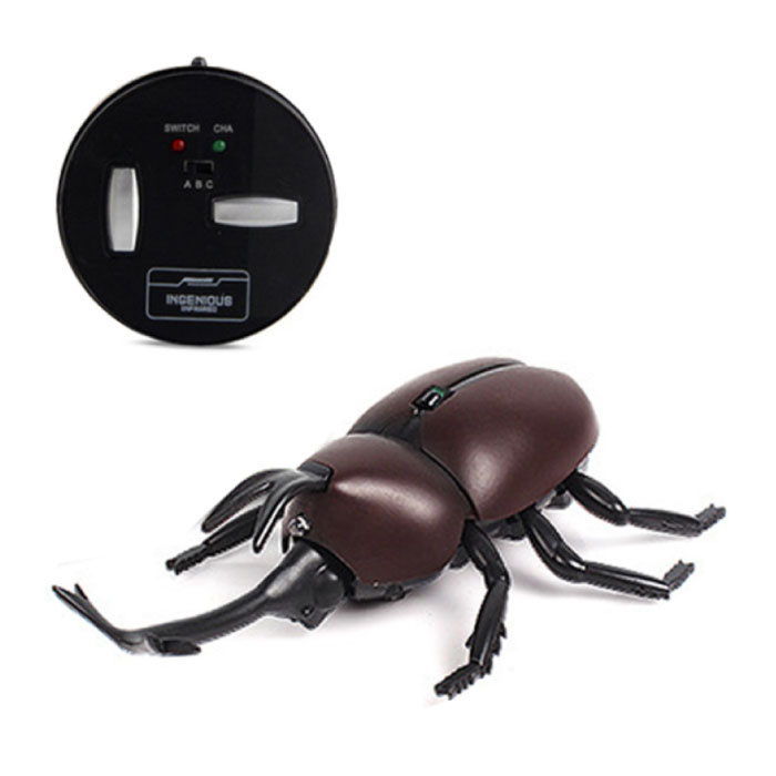 Xiximi Robot Kever met IR Afstandsbediening - RC Speelgoed Bestuurbaar Insect Bruin