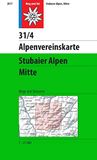 DAV Alpenvereinskarte 31/4 Stubaier Alpen, Mitte