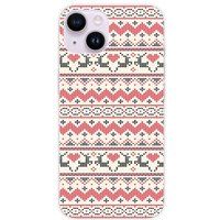 1001 coques Apple iPhone 15 Siliconen hoesje Rendier Kersttrui