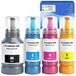 Epson Bouteilles d'encre, E102, EPT102, set de 4 pour imprimantes Epson ET