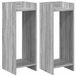 vidaXL Plantenstandaard 2 stuks Grijs Sonoma 30 x 30 x 80 cm Bewerkt hout
