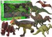 Lean toys Dinosaurusset van 6 stuks grote modelfiguren Prehistorische wereld