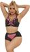 SUBBLIME - 955571 Roze Lakleren Mesh Rits BH Set S/M