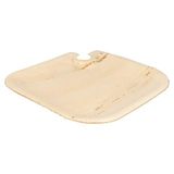 García de Pou 223.94 tabletten met bekerhouder, 21 x 21 x 1,5 cm, Natural Areca (25 stuks)