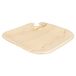 García de Pou 223.94 tabletten met bekerhouder, 21 x 21 x 1,5 cm, Natural Areca (25 stuks)