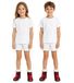 Pantoufles confortables pour enfants, chaussettes chaudes d'hiver, chaussettes pour adolescents, chaussettes antidérapantes pour filles et garçons avec semelle 928150 Noir/Rouge