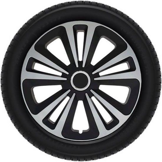 Jestic Wieldoppen set 16 inch - Grijs