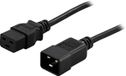 PowerWalker 91010028 Stromkabel Schwarz 1,8 m C19 Stecker C20 Stecker