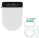 StarTech Smart Toilet Seat - Electric Bidet Toilet Seat - Automatic Lid - Heated Seat and Adjustable Nozzle - LCD Display - Open Front - Round, with EU Plug
