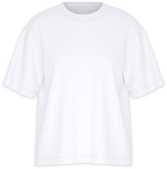 Mey T-Shirt Serie Solid Love Dames Wit Katoen/Elastaan XXL