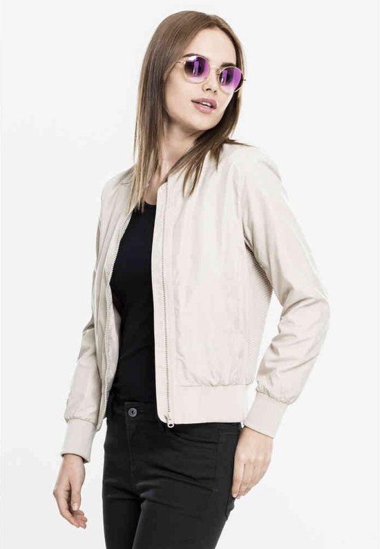 Urban Classics Light Bomber jacket - Creme - M