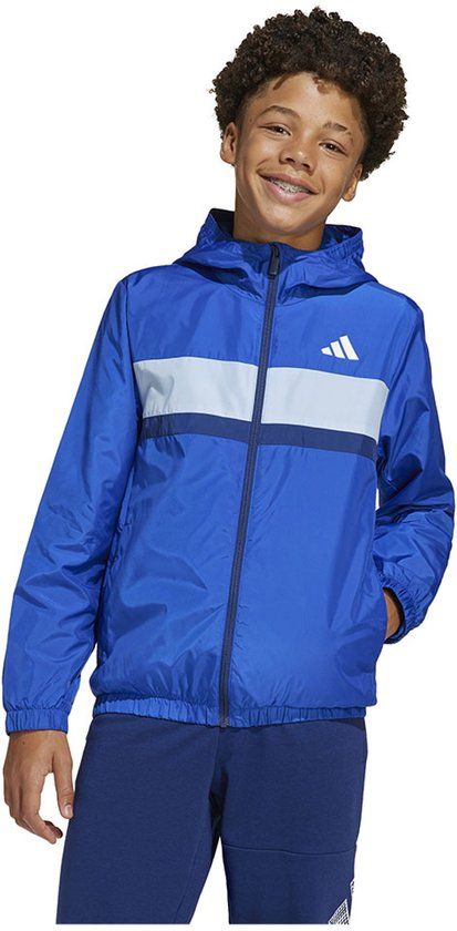 Adidas Tiberio Jas Blauw 15-16 Years Kinderen