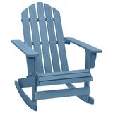 VidaXL Schommelstoel Adirondack Hout Blauw